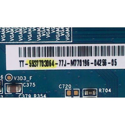 T-CON / SANYO 5537T03064 / 55.37T03.064 / T370XW02 V5 CB / MODELO SANYO DP37647 - Imagen 2